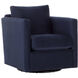 Georgie Abbington Navy Swivel Lounge Chair, Swivel